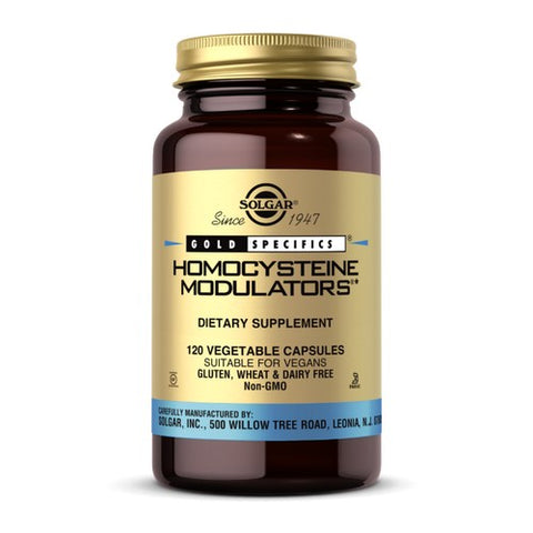 Solgar, Homocysteine Modulators Vegetable Capsules, 120 V Caps