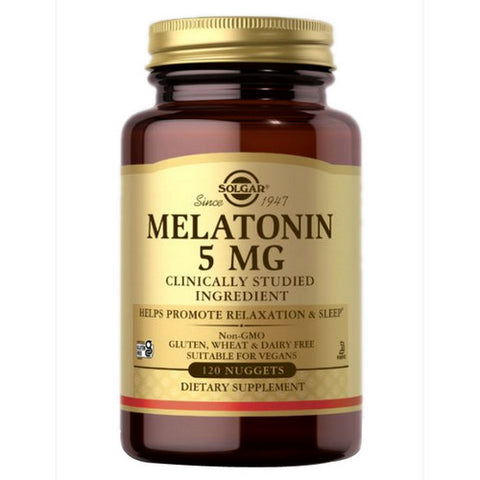 Solgar, Melatonin, 5 mg, 120 Nuggets
