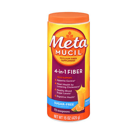 Metamucil, Smooth Texture Sugar Free Orange, 72 each