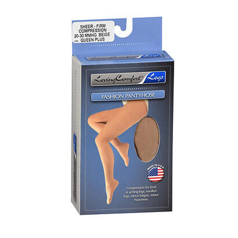 Scott Specialties, Firm Panty Hose Compression Stocking Beige Sheer, 1 Count