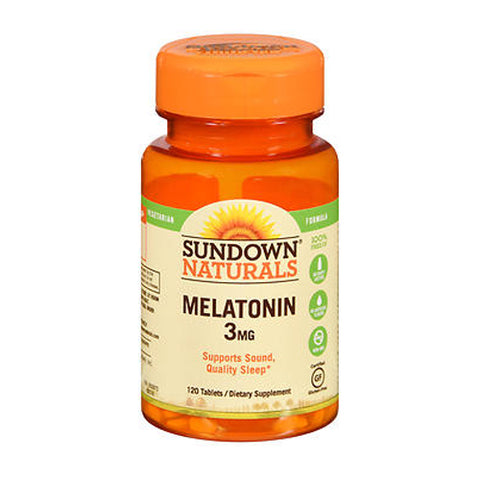 Sundown Naturals, Melatonin, 3 mg, 120 tabs