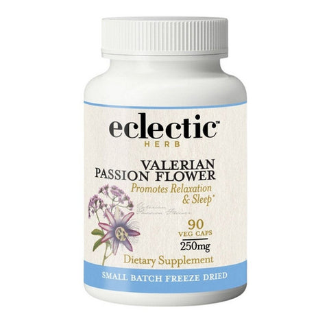 Eclectic Herb, Valerian Passion Flower, 90 Caps