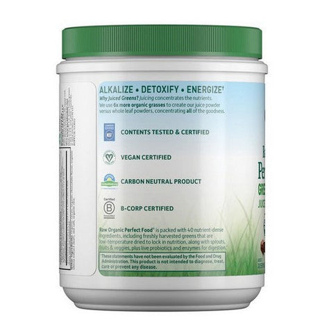 Garden of Life, Perfect Food Organic Green Superfood, Chocolate 285 g
