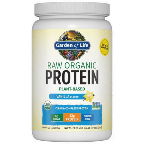 Garden of Life, RAW Organic Protein, Vanilla 631 g