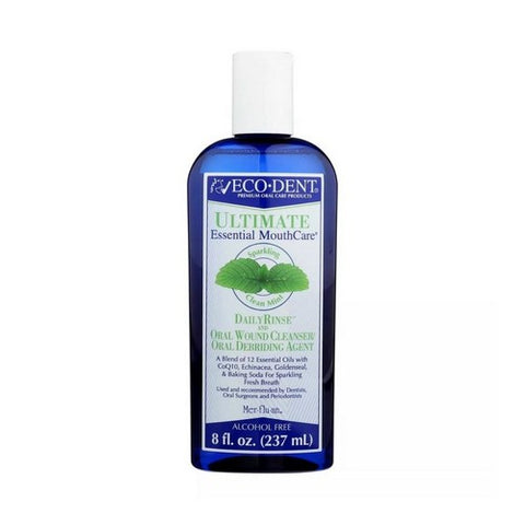 Eco-Dent, Ultimate Daily Mouth Rinse, Sparkling Clean Mint 8 oz