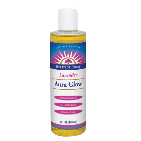 Heritage Store, Aura Glow Skin Lotion Lavender, 8 Oz