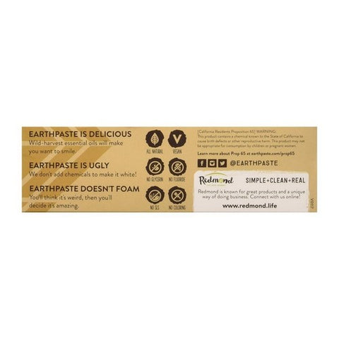 Redmond, Natural Organic Flouride Free Toothpaste, Wintergreen 4 OZ