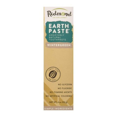 Redmond, Natural Organic Flouride Free Toothpaste, Wintergreen 4 OZ