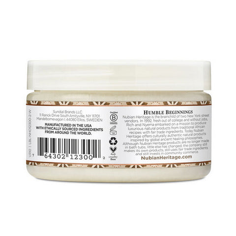 Nubian Heritage, Raw Shea Butter Infused With Frankincense and Myrrh, 4 OZ