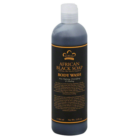 Nubian Heritage, Body Wash, African Black Soap 13 OZ