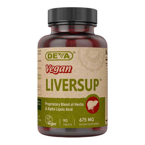 Deva Vegan Vitamins, Vegan Liver Support, 675 Mg, 90 Tabs