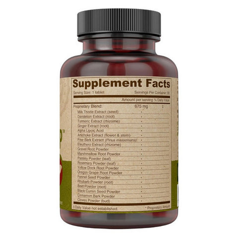 Deva Vegan Vitamins, Vegan Liver Support, 675 Mg, 90 Tabs