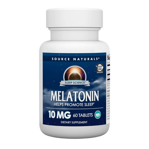 Source Naturals, Melatonin, 10 mg, 60 Tabs