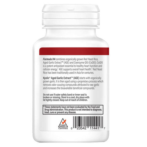 Kyolic, Kyolic Red Yeast Rice, 75 Caps