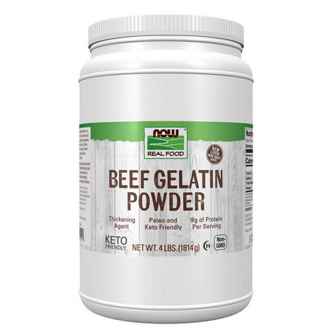 Now Foods, Beef Gelatin Powder, 4 lb