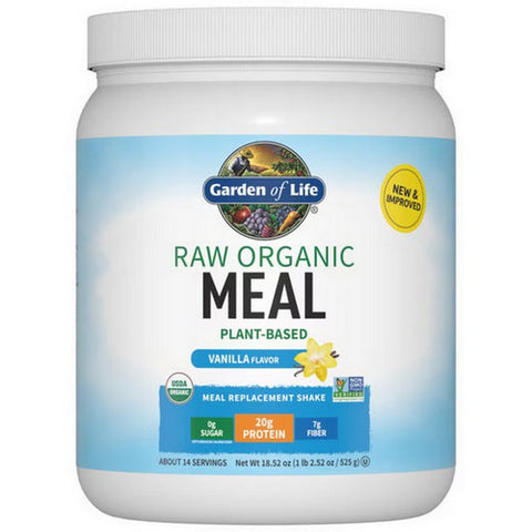 Garden of Life, Gol Raw Organic Meal - Real Raw Vanilla (Mini), 558 Grams