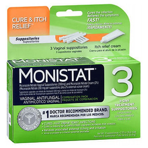 Emerson Healthcare Llc, Monistat Combination Pack Disposable Applicators, 3 each