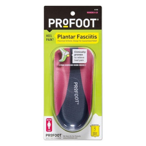 Profoot, Women's Plantar Fasciitis Orthotics, 1 Pair, Size 6-10