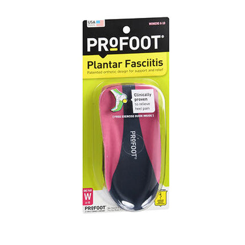 Profoot, Women's Plantar Fasciitis Orthotics, 1 Pair, Size 6-10