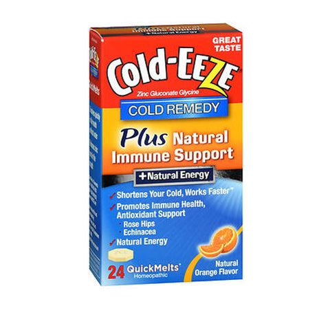 Cold-Eeze, Remedy QuickMelts, Natural Orange Flavor 24 Each