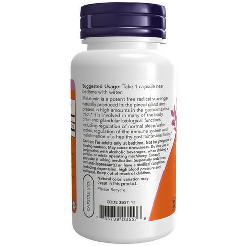 Now Foods, Melatonin, 10 mg, 100 Vcaps