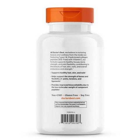 Doctors Best, Collagen Types 1 & 3, 540 Tabs