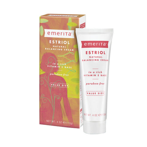 Emerita, Estriol Natural Balancing Cream, Fragrance Free 4 oz
