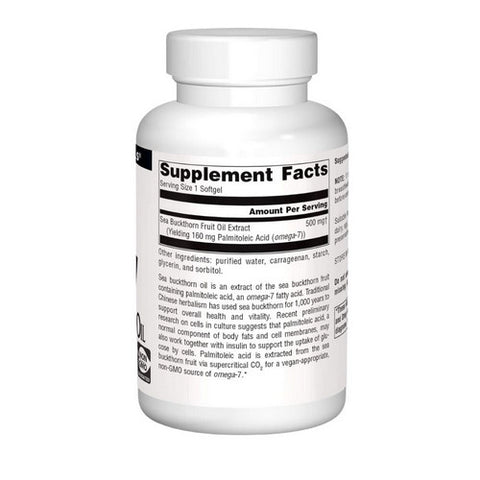 Source Naturals, Omega-7 Sea Buckthorn Fruit Oil, 120 Sgels
