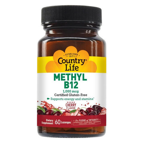 Country Life, Methyl B-12, 1000 Mcg, 60 Loz