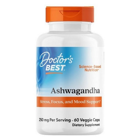 Doctors Best, Ashwagandha with Sensoril, 125 mg, 60 Veggie Caps