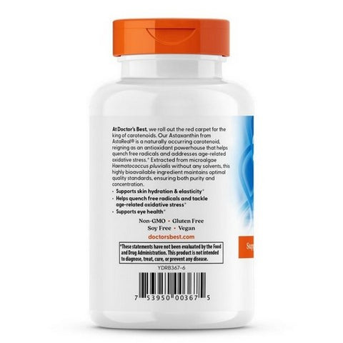 Doctors Best, Astaxanthin, 6 mg, 90 Veggie Softgels