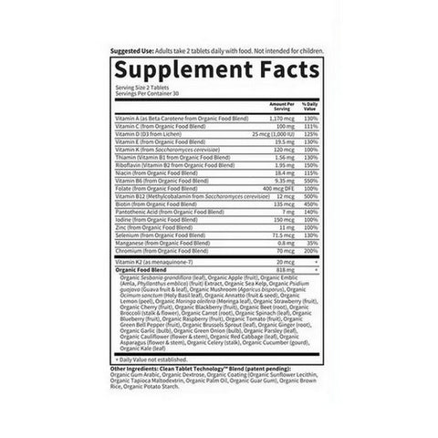 Garden of Life, Organics Mens Multi, 60 Tabs