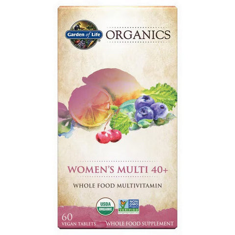 Garden of Life, Organics Womens 40 Plus Multi, 60 Tabs