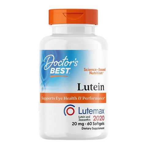 Doctors Best, Lutein with Lutemax, 20 mg, 60 Softgels