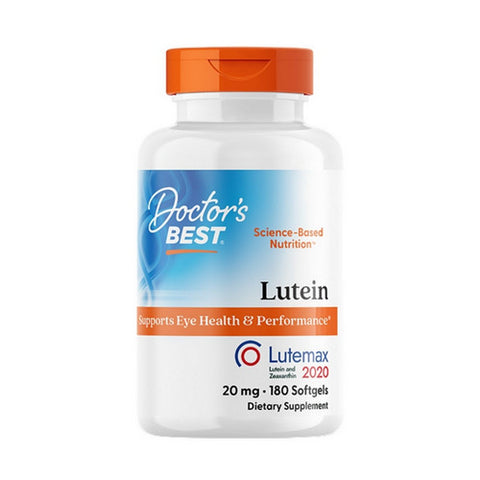 Doctors Best, Lutein with Lutemax, 20 mg, 180 Softgels