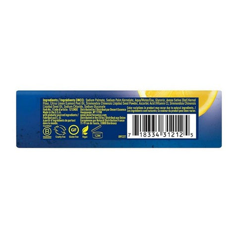 Desert Essence, Exfoliating Italian Lemon Soap Bar, 5 Oz