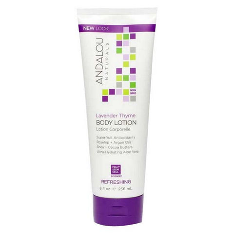 Andalou Naturals, Body Lotion, Refreshing Lavender Thyme 8 Oz