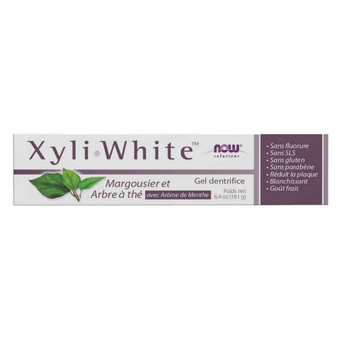 Now Foods, Xyliwhite Neem & Tea Tree Toothpaste, 6.4 Oz