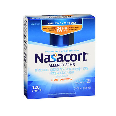 Nasacort, Allergy 24 Hr Multi-Symptom Nasal Allergy Spray, 0.57 Oz
