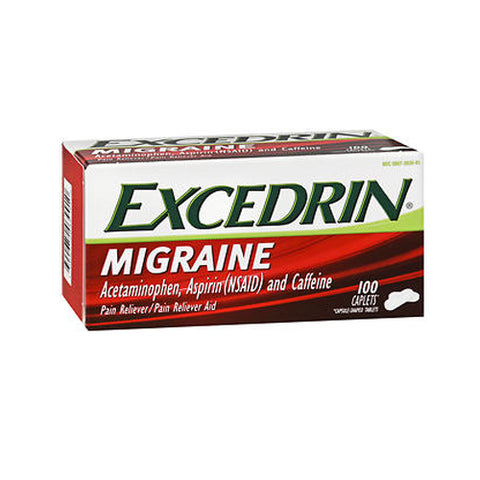 Novartis Consm Hlth Inc, Excedrin Migraine Caplets, 100 Caps