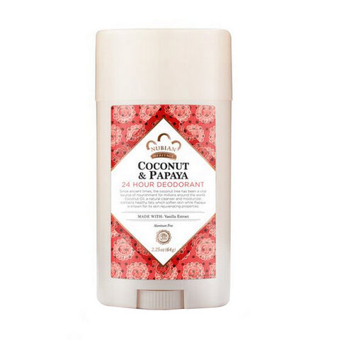Nubian Heritage, Coconut & Papaya Deodorant, 2.25 Oz
