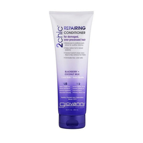 Giovanni Cosmetics, 2Chic Blackberry & Coconut Milk Repair Conditioner, 8.5 Oz