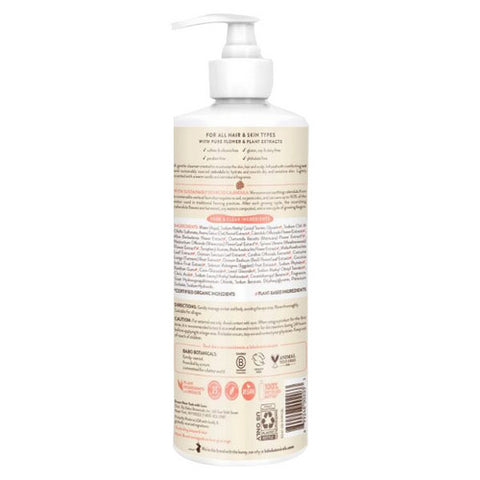 Babo Botanicals, Moisturizing Baby Shampoo & Wash, 16 Oz