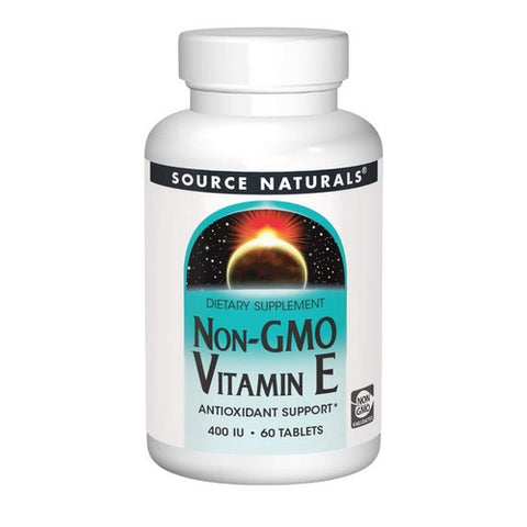 Source Naturals, Vitamin E Non-GMO, 400 IU, 60 Tabs