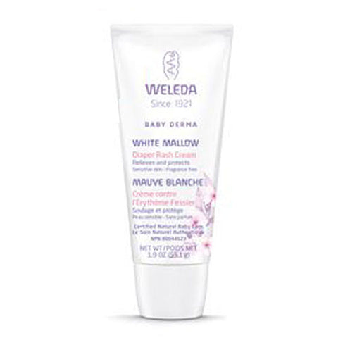 Weleda, White Mallow Diaper Rash Cream, 1.9 Oz