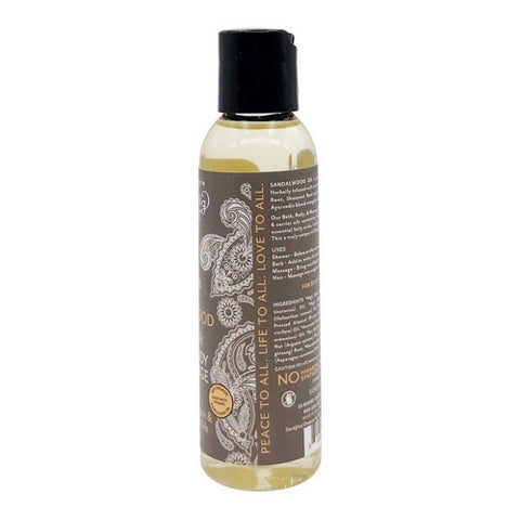 Soothing Touch, Bath Body & Massage Oil, Sandalwood 4 oz