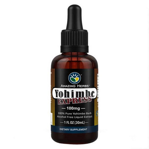 Amazing Herbs, Black Seed Yohimbe Express Liquid Extract, 1 oz