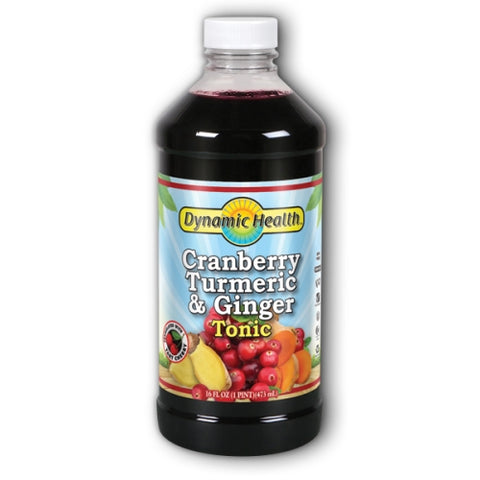 Dynamic Health Laboratories, Cranberry Turmeric And Ginger Tonic, 16 Oz