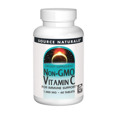 Source Naturals, Vitamin C Non-GMO, 1000 mg, 60 Tabs