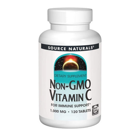 Source Naturals, Vitamin C Non-GMO, 1000 mg, 120 Tabs